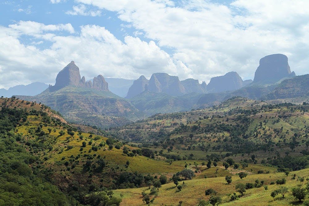 Trekking to the Highest peak in Ethiopia